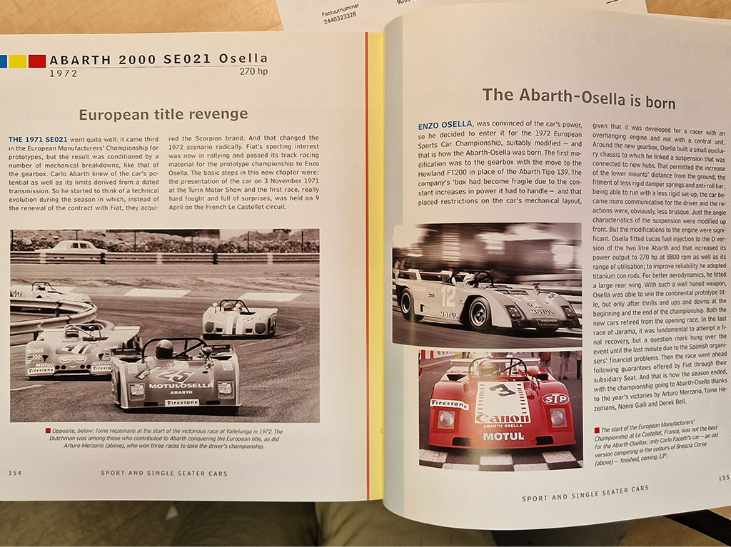 1972 Abarth-Osella SE 021 Sports Prototype 25